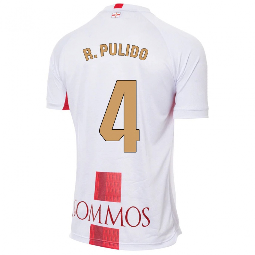 Kinder Rubén Pulido #4 Weiß Auswärtstrikot Trikot 2023/24 T-Shirt Schweiz