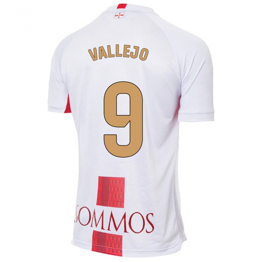 Kinder Hugo Vallejo #9 Weiß Auswärtstrikot Trikot 2023/24 T-Shirt Schweiz