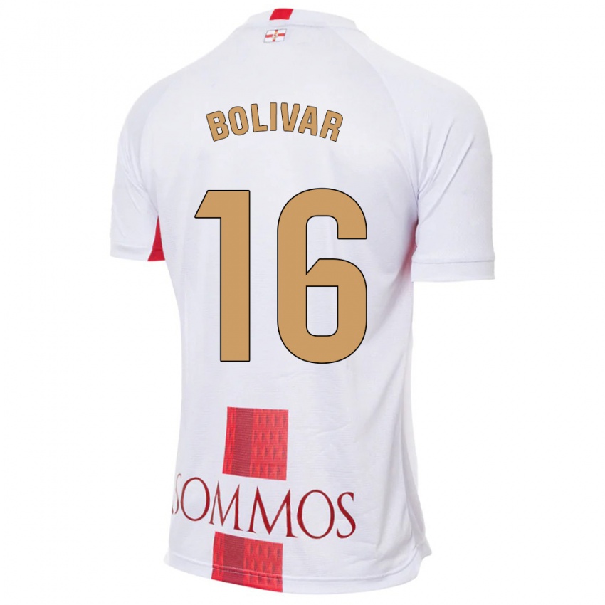 Kinder Jovanny Bolívar #16 Weiß Auswärtstrikot Trikot 2023/24 T-Shirt Schweiz