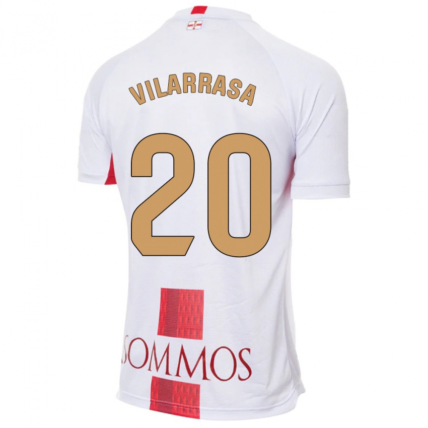 Kinder Ignasi Vilarrasa #20 Weiß Auswärtstrikot Trikot 2023/24 T-Shirt Schweiz