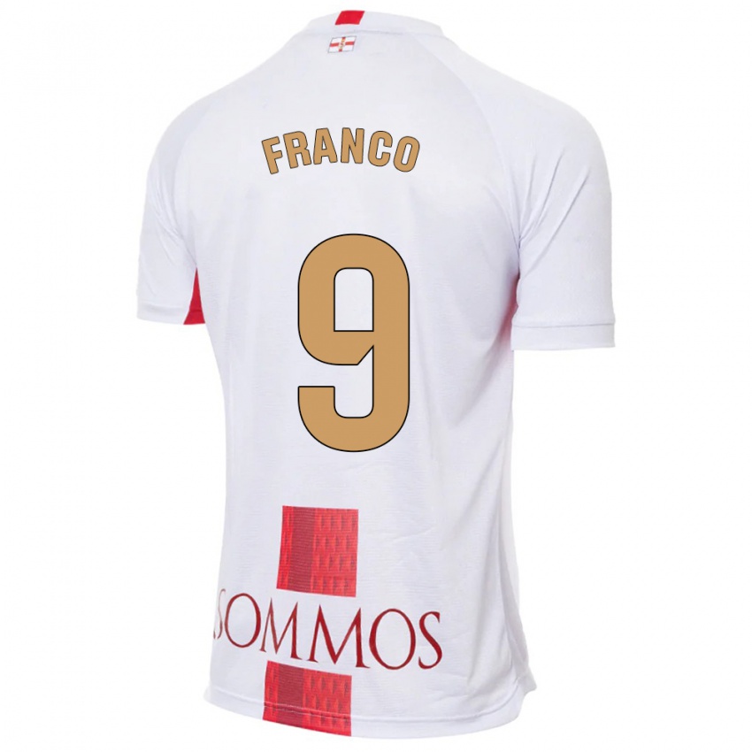 Kinder Santi Franco #9 Weiß Auswärtstrikot Trikot 2023/24 T-Shirt Schweiz