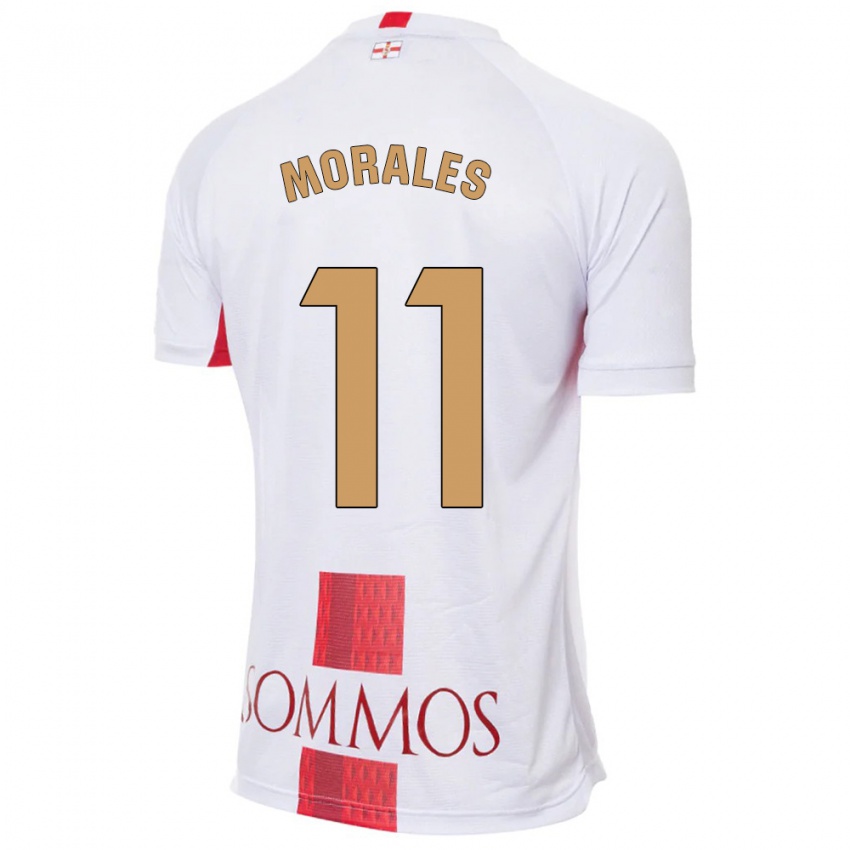 Kinder Carolina Morales #11 Weiß Auswärtstrikot Trikot 2023/24 T-Shirt Schweiz