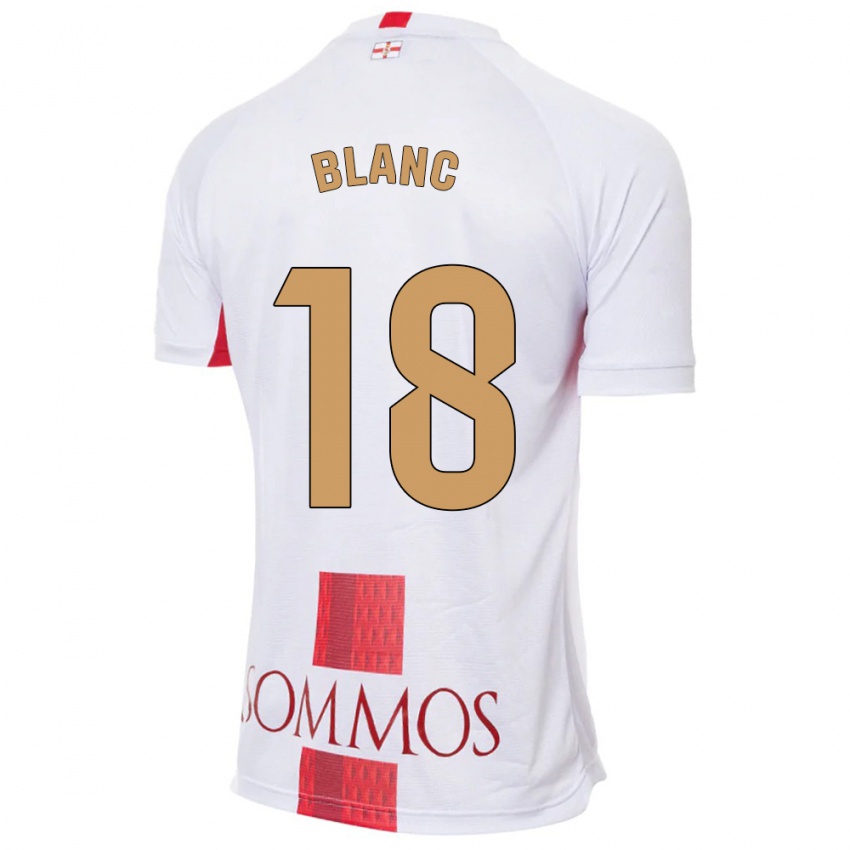 Kinder Laia Blanc #18 Weiß Auswärtstrikot Trikot 2023/24 T-Shirt Schweiz