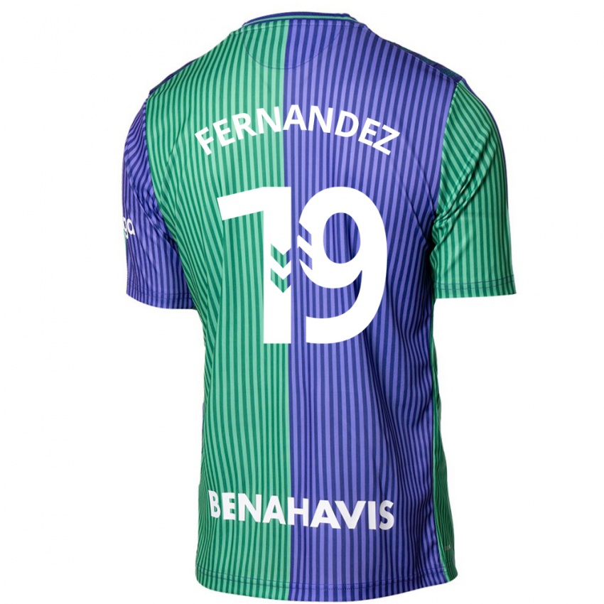 Kinder Raúl Fernández #19 Grün Blau Auswärtstrikot Trikot 2023/24 T-Shirt Schweiz