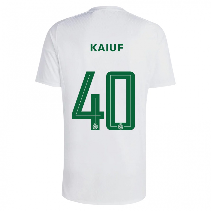 Kinder Sharif Kaiuf #40 Grün Blau Auswärtstrikot Trikot 2023/24 T-Shirt Schweiz