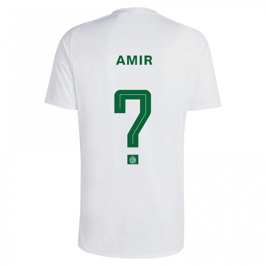 Kinder Elad Amir #0 Grün Blau Auswärtstrikot Trikot 2023/24 T-Shirt Schweiz