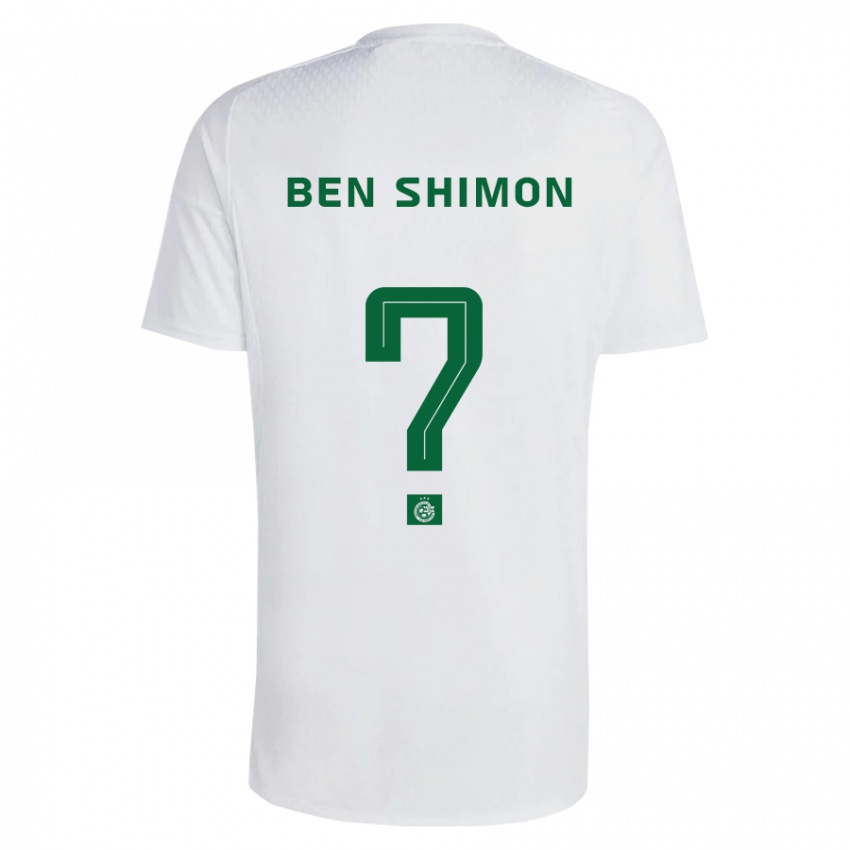 Kinder Elad Ben Shimon #0 Grün Blau Auswärtstrikot Trikot 2023/24 T-Shirt Schweiz