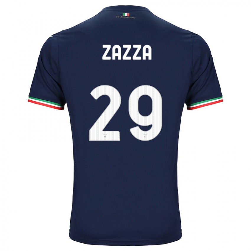 Kinder Matteo Zazza #29 Marine Auswärtstrikot Trikot 2023/24 T-Shirt Schweiz