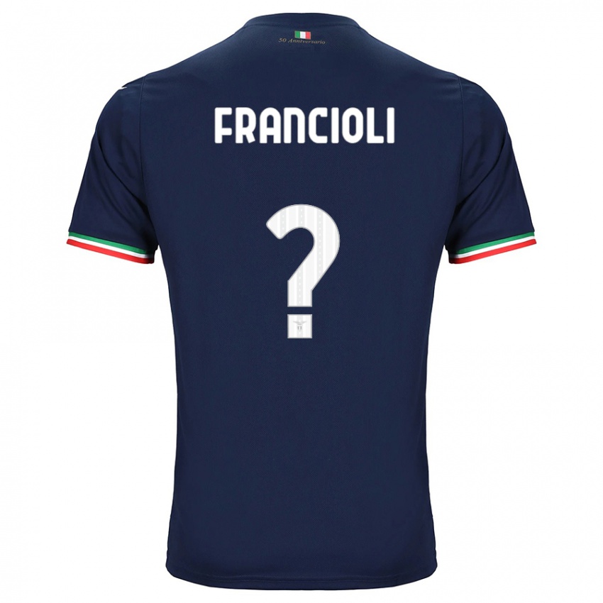 Kinder Diego Francioli #0 Marine Auswärtstrikot Trikot 2023/24 T-Shirt Schweiz