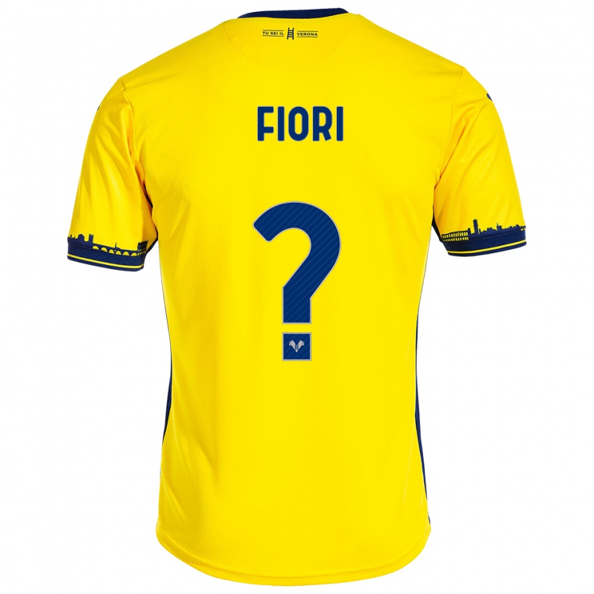 Kinder Nicolas Fiori #0 Gelb Auswärtstrikot Trikot 2023/24 T-Shirt Schweiz