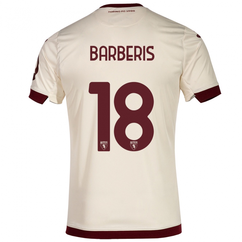 Kinder Laura Barberis #18 Sekt Auswärtstrikot Trikot 2023/24 T-Shirt Schweiz