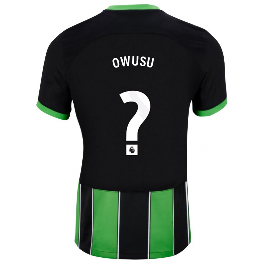 Kinder Yussif Owusu #0 Schwarz Grün Auswärtstrikot Trikot 2023/24 T-Shirt Schweiz