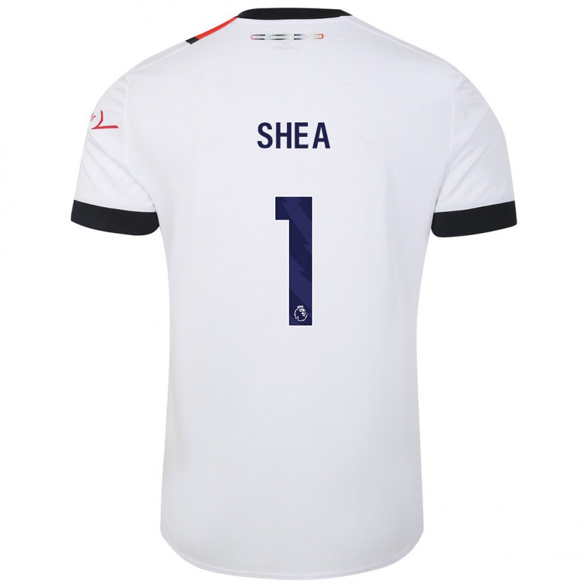 Kinder James Shea #1 Weiß Auswärtstrikot Trikot 2023/24 T-Shirt Schweiz