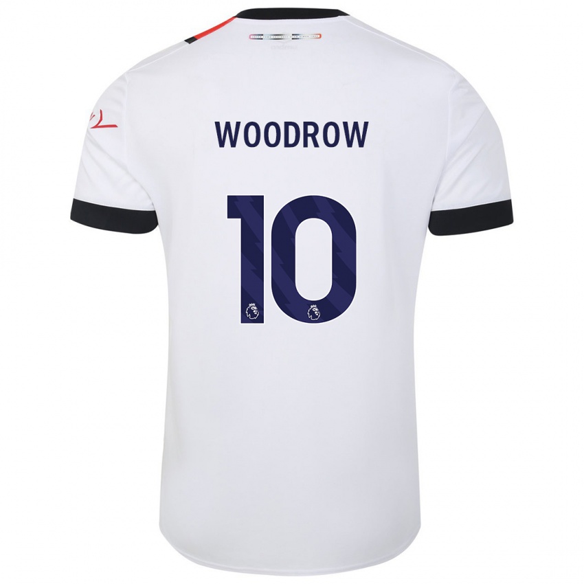 Kinder Cauley Woodrow #10 Weiß Auswärtstrikot Trikot 2023/24 T-Shirt Schweiz