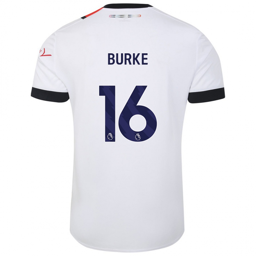 Kinder Reece Burke #16 Weiß Auswärtstrikot Trikot 2023/24 T-Shirt Schweiz