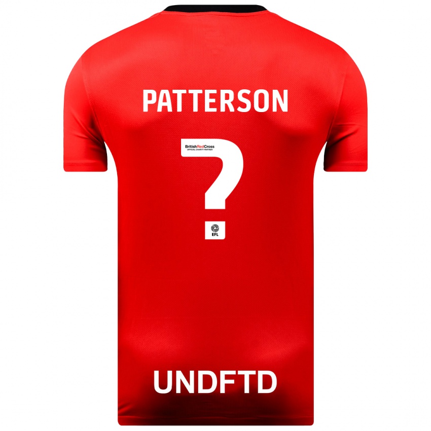 Kinder Rico Patterson #0 Rot Auswärtstrikot Trikot 2023/24 T-Shirt Schweiz