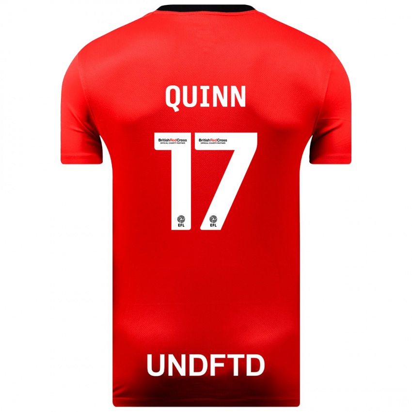 Kinder Lucy Quinn #17 Rot Auswärtstrikot Trikot 2023/24 T-Shirt Schweiz