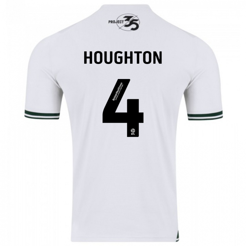 Kinder Jordan Houghton #4 Weiß Auswärtstrikot Trikot 2023/24 T-Shirt Schweiz