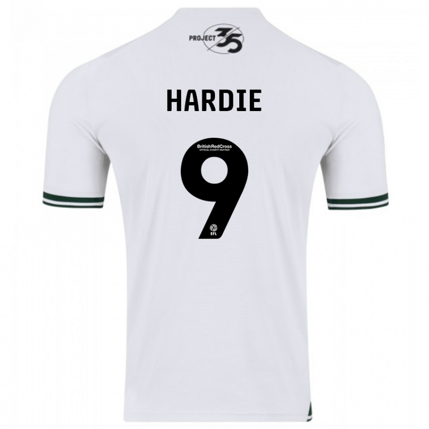 Kinder Ryan Hardie #9 Weiß Auswärtstrikot Trikot 2023/24 T-Shirt Schweiz