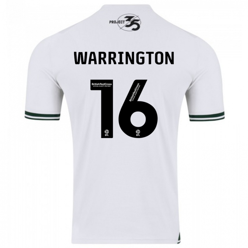 Kinder Lewis Warrington #16 Weiß Auswärtstrikot Trikot 2023/24 T-Shirt Schweiz