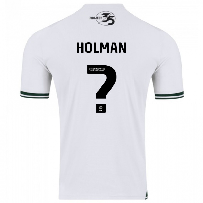 Kinder Daniel Holman #0 Weiß Auswärtstrikot Trikot 2023/24 T-Shirt Schweiz