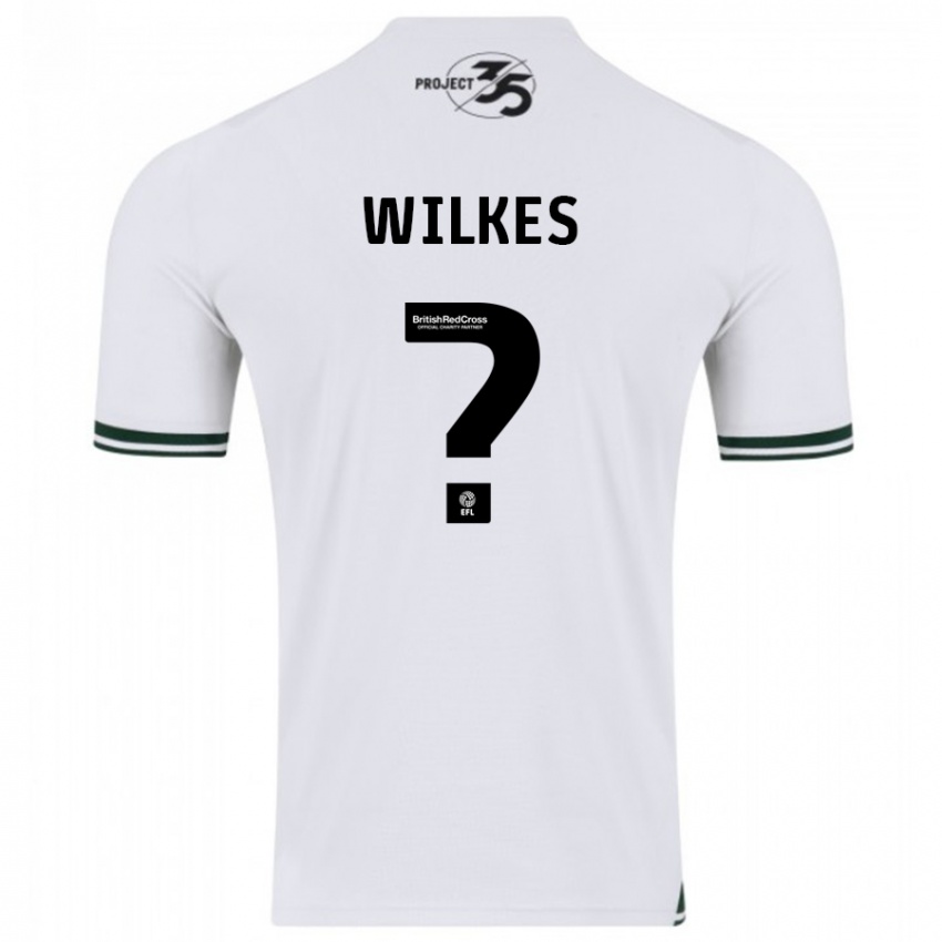 Kinder Finley Wilkes #0 Weiß Auswärtstrikot Trikot 2023/24 T-Shirt Schweiz