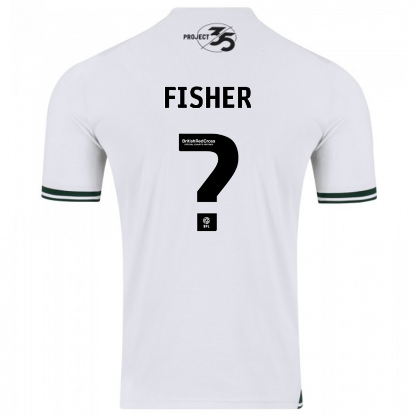 Kinder Cole Fisher #0 Weiß Auswärtstrikot Trikot 2023/24 T-Shirt Schweiz