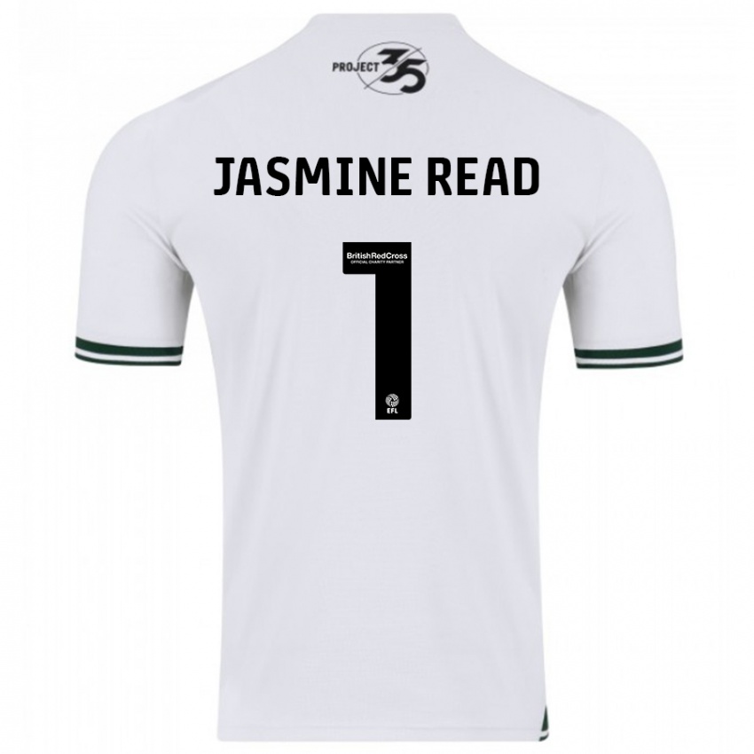 Kinder Jasmine Read #1 Weiß Auswärtstrikot Trikot 2023/24 T-Shirt Schweiz