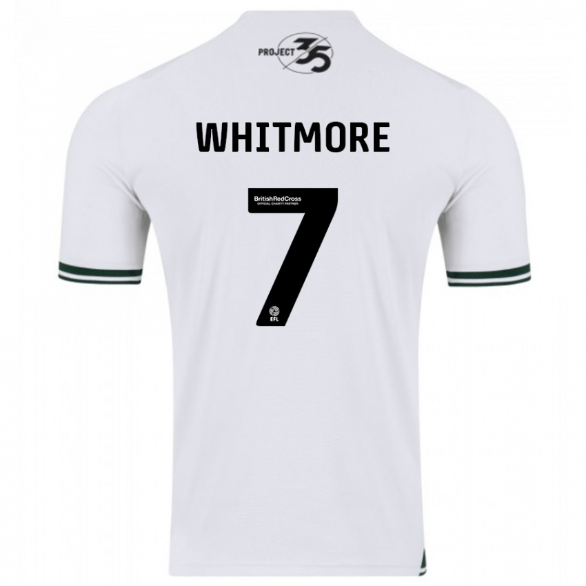 Kinder Charlotte Whitmore #7 Weiß Auswärtstrikot Trikot 2023/24 T-Shirt Schweiz