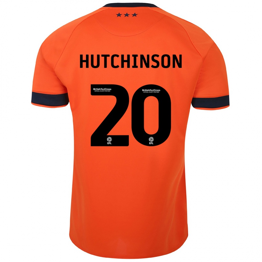 Kinder Omari Hutchinson #20 Orangefarben Auswärtstrikot Trikot 2023/24 T-Shirt Schweiz