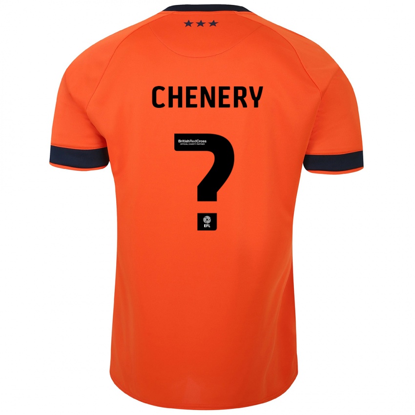 Kinder George Chenery #0 Orangefarben Auswärtstrikot Trikot 2023/24 T-Shirt Schweiz