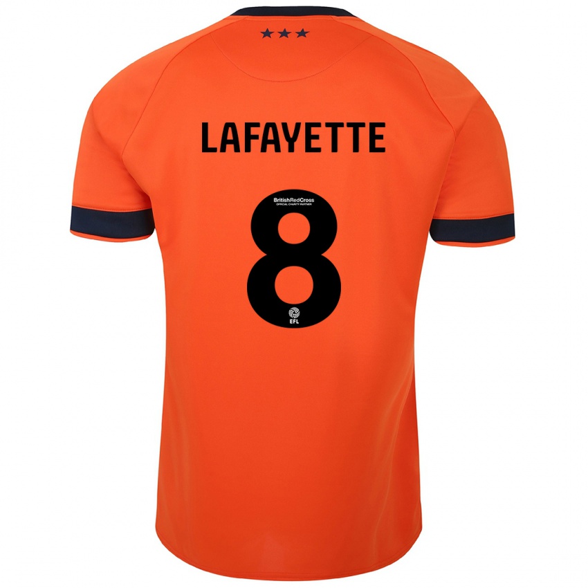Kinder Abbie Lafayette #8 Orangefarben Auswärtstrikot Trikot 2023/24 T-Shirt Schweiz