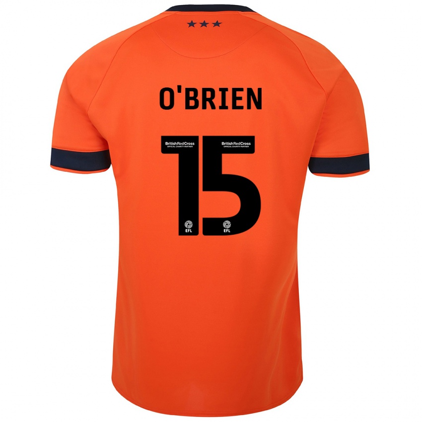 Kinder Lucy O'brien #15 Orangefarben Auswärtstrikot Trikot 2023/24 T-Shirt Schweiz