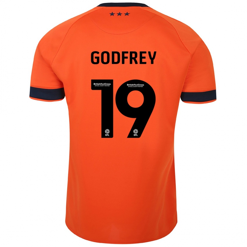 Kinder Freya Godfrey #19 Orangefarben Auswärtstrikot Trikot 2023/24 T-Shirt Schweiz