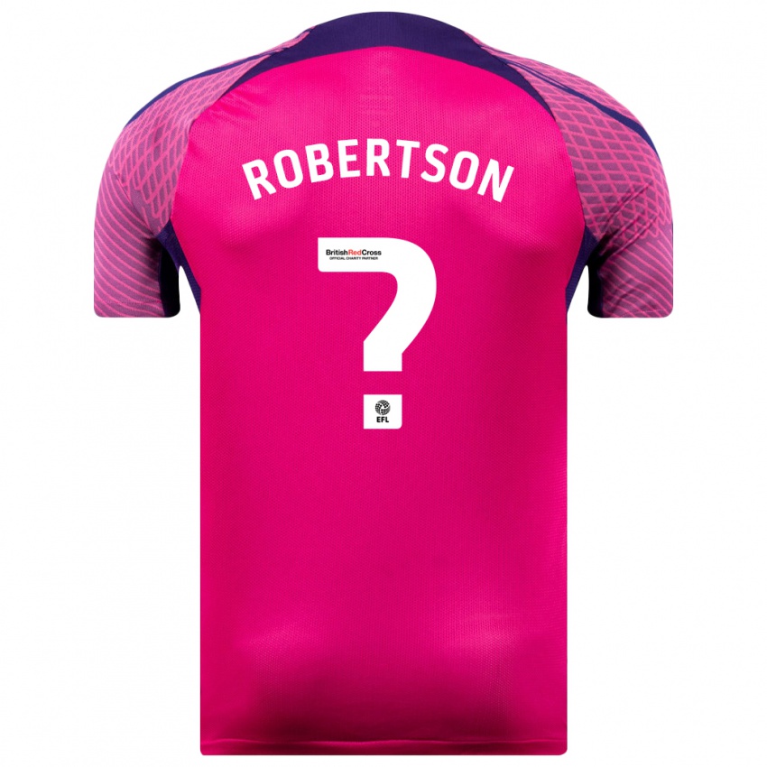 Kinder Josh Robertson #0 Lila Auswärtstrikot Trikot 2023/24 T-Shirt Schweiz