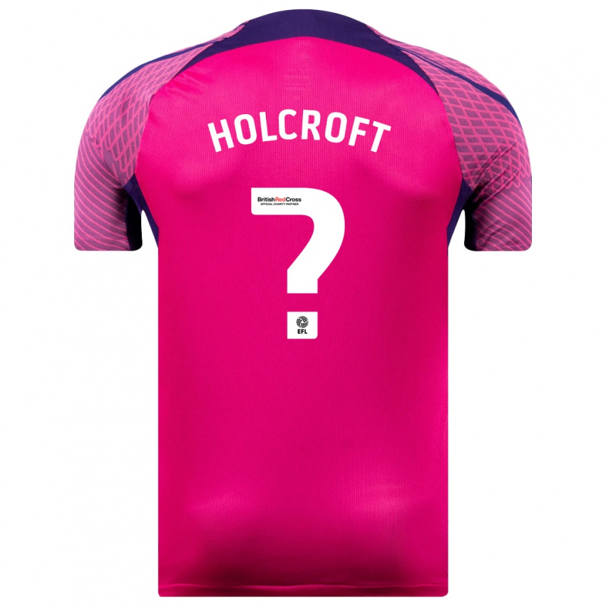 Kinder Finlay Holcroft #0 Lila Auswärtstrikot Trikot 2023/24 T-Shirt Schweiz