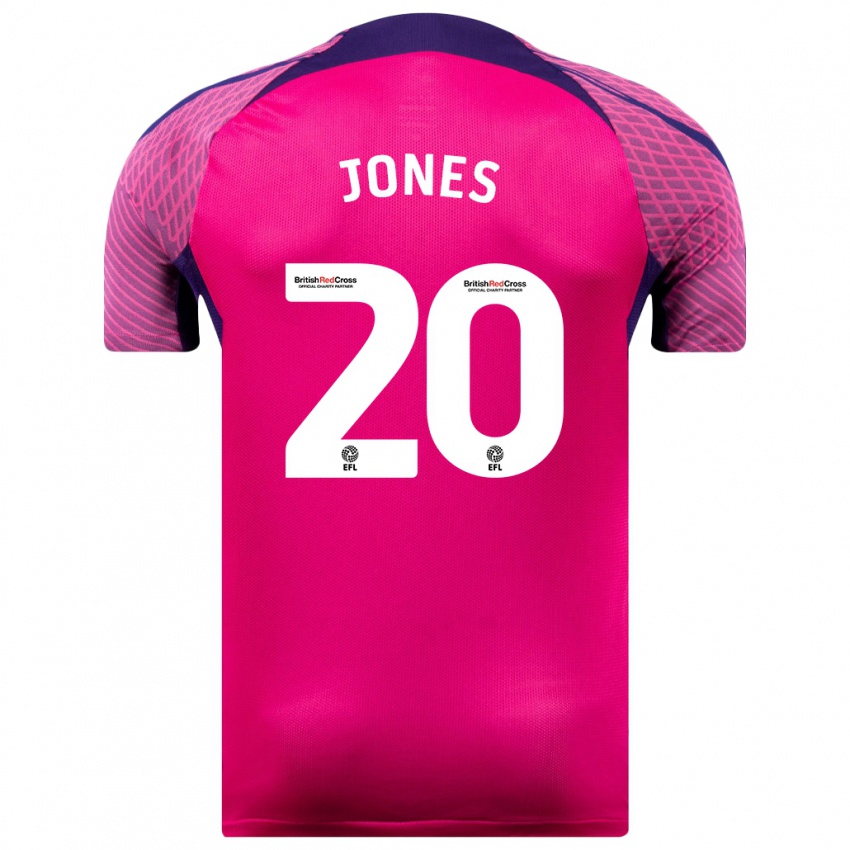 Kinder Ellen Jones #20 Lila Auswärtstrikot Trikot 2023/24 T-Shirt Schweiz