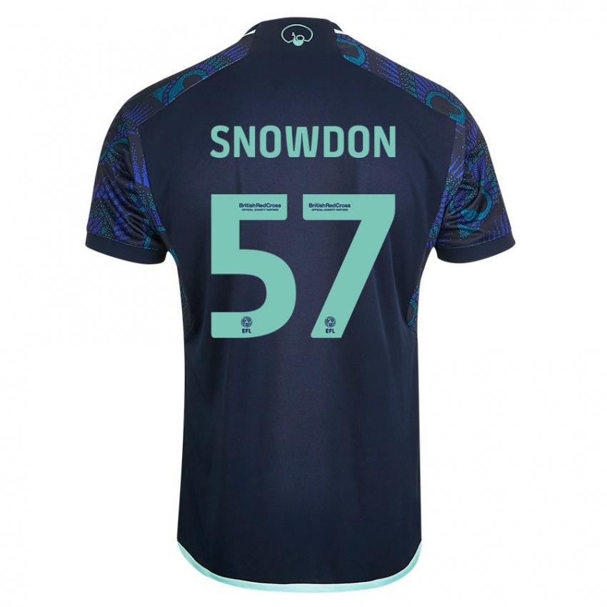 Kinder Joe Snowdon #57 Blau Auswärtstrikot Trikot 2023/24 T-Shirt Schweiz