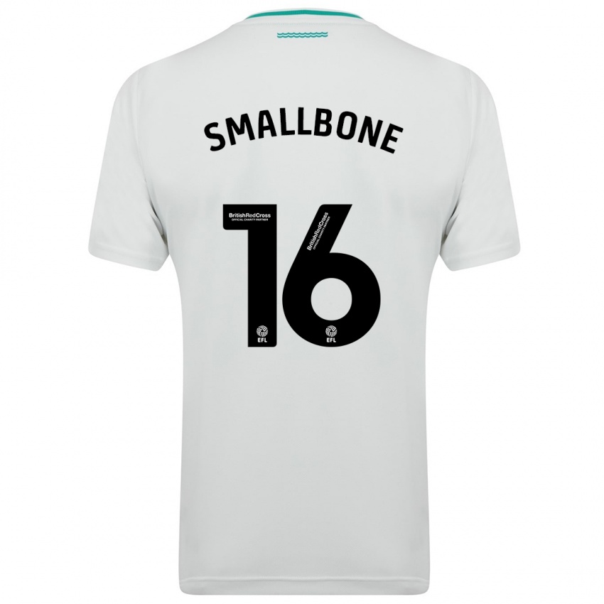 Kinder Will Smallbone #16 Weiß Auswärtstrikot Trikot 2023/24 T-Shirt Schweiz