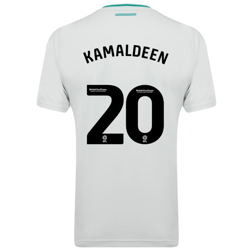 Kinder Kamaldeen Sulemana #20 Weiß Auswärtstrikot Trikot 2023/24 T-Shirt Schweiz