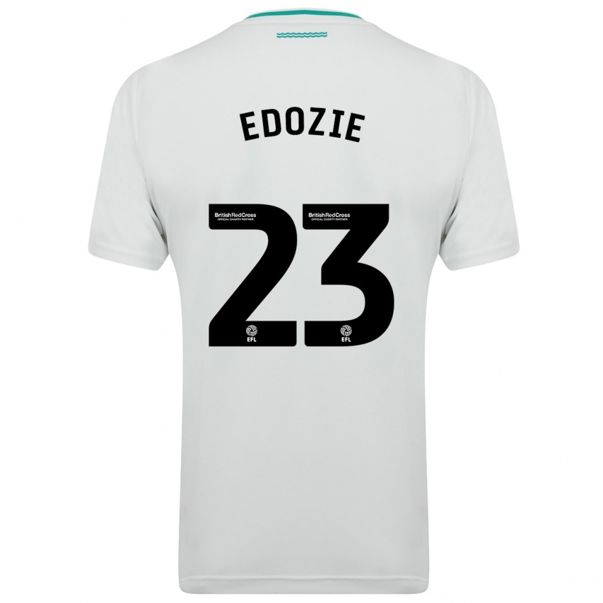 Kinder Samuel Edozie #23 Weiß Auswärtstrikot Trikot 2023/24 T-Shirt Schweiz