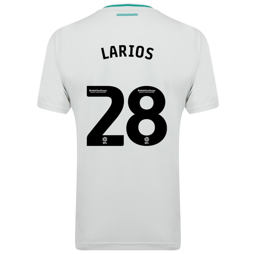 Kinder Juan Larios #28 Weiß Auswärtstrikot Trikot 2023/24 T-Shirt Schweiz