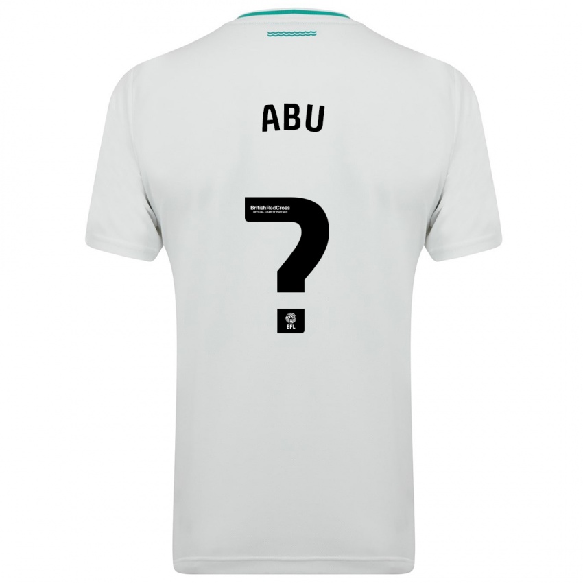 Kinder Derrick Abu #0 Weiß Auswärtstrikot Trikot 2023/24 T-Shirt Schweiz