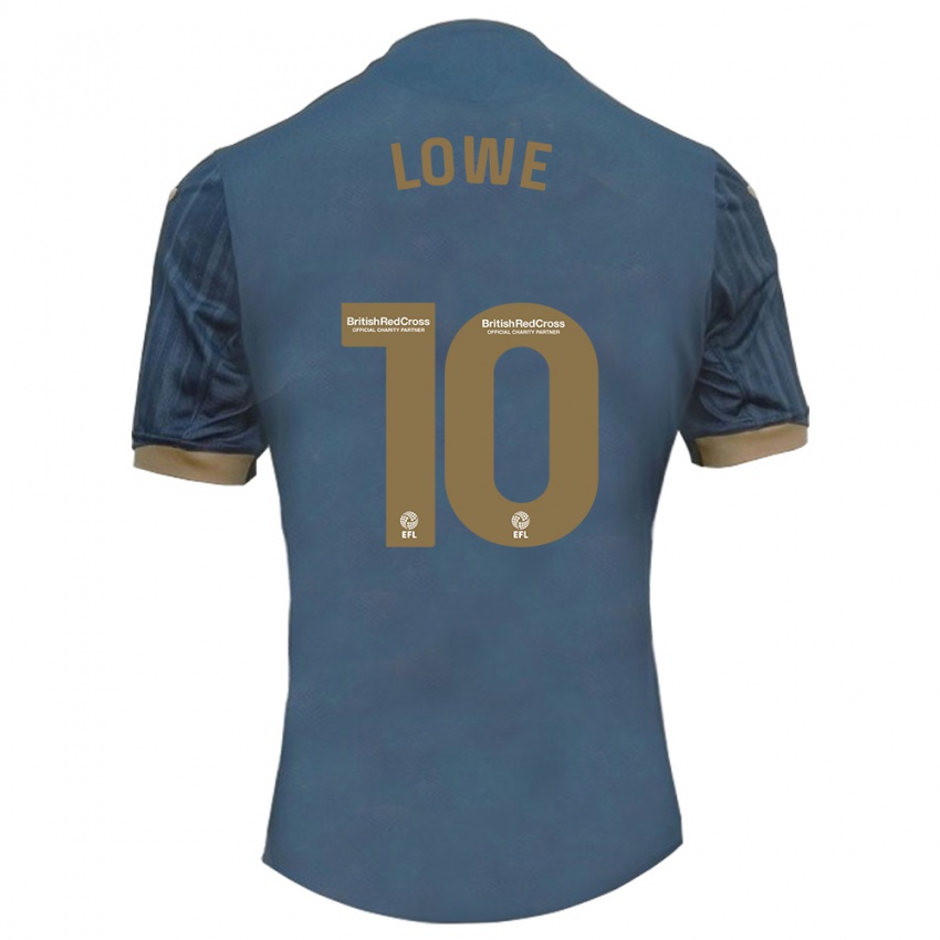 Kinder Jamal Lowe #10 Dunkles Blaugrün Auswärtstrikot Trikot 2023/24 T-Shirt Schweiz