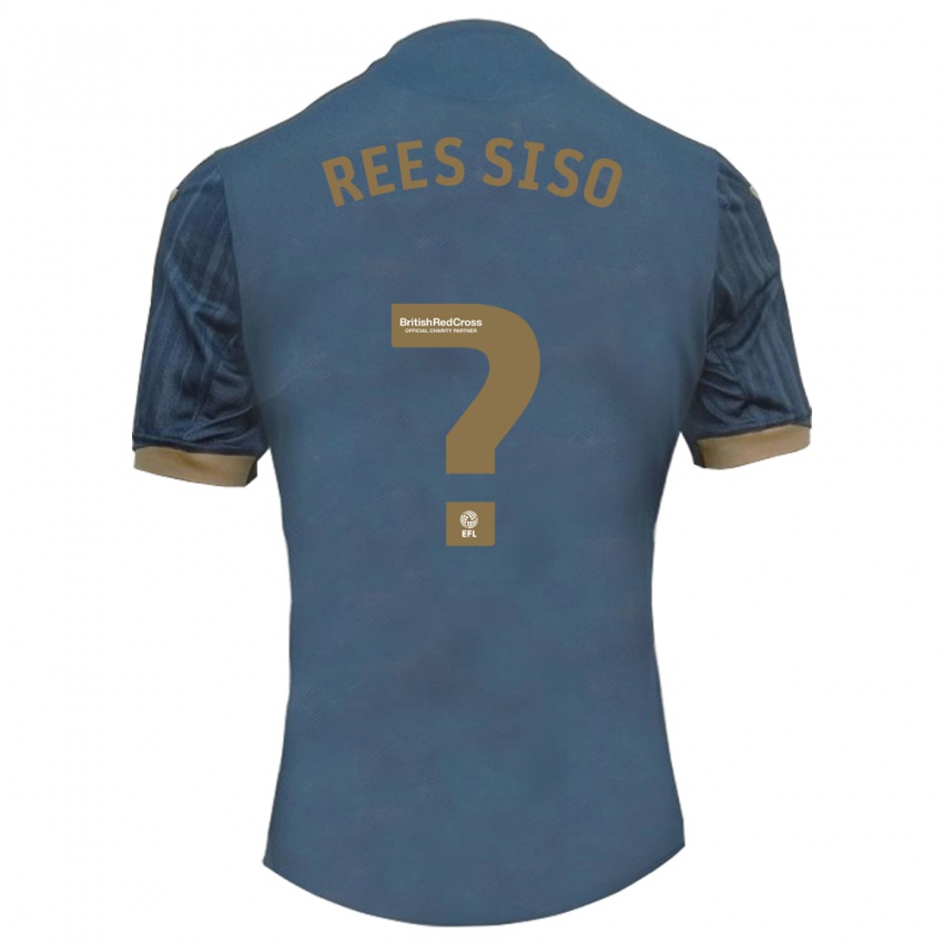 Kinder Ramon Rees-Siso #0 Dunkles Blaugrün Auswärtstrikot Trikot 2023/24 T-Shirt Schweiz