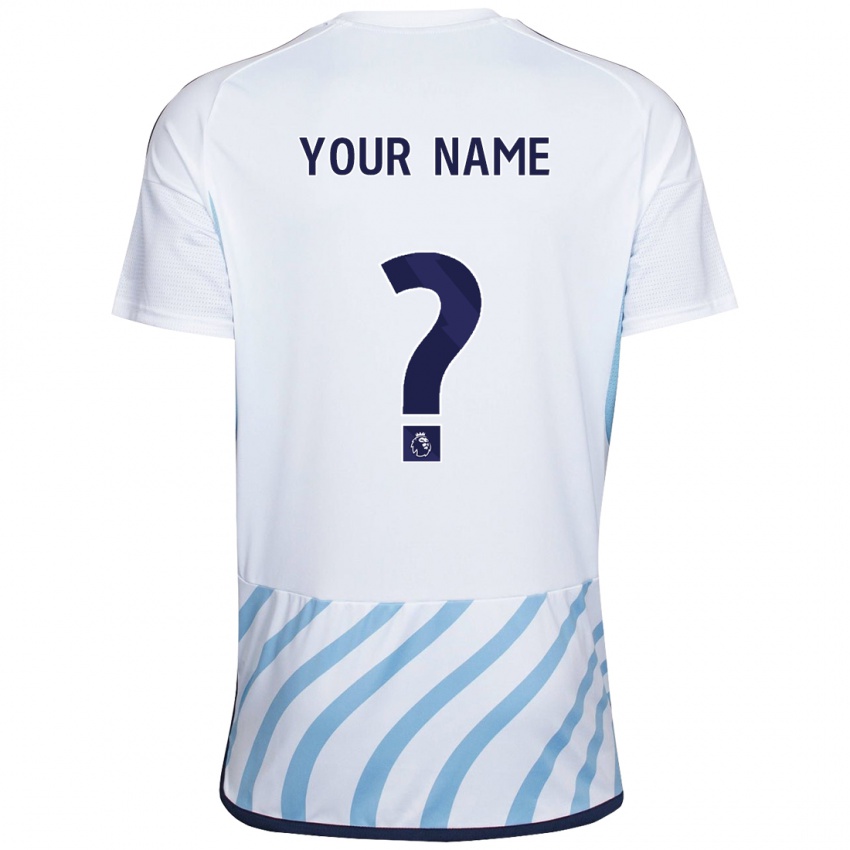 Kinder Ihren Namen #0 Weiß Blau Auswärtstrikot Trikot 2023/24 T-Shirt Schweiz
