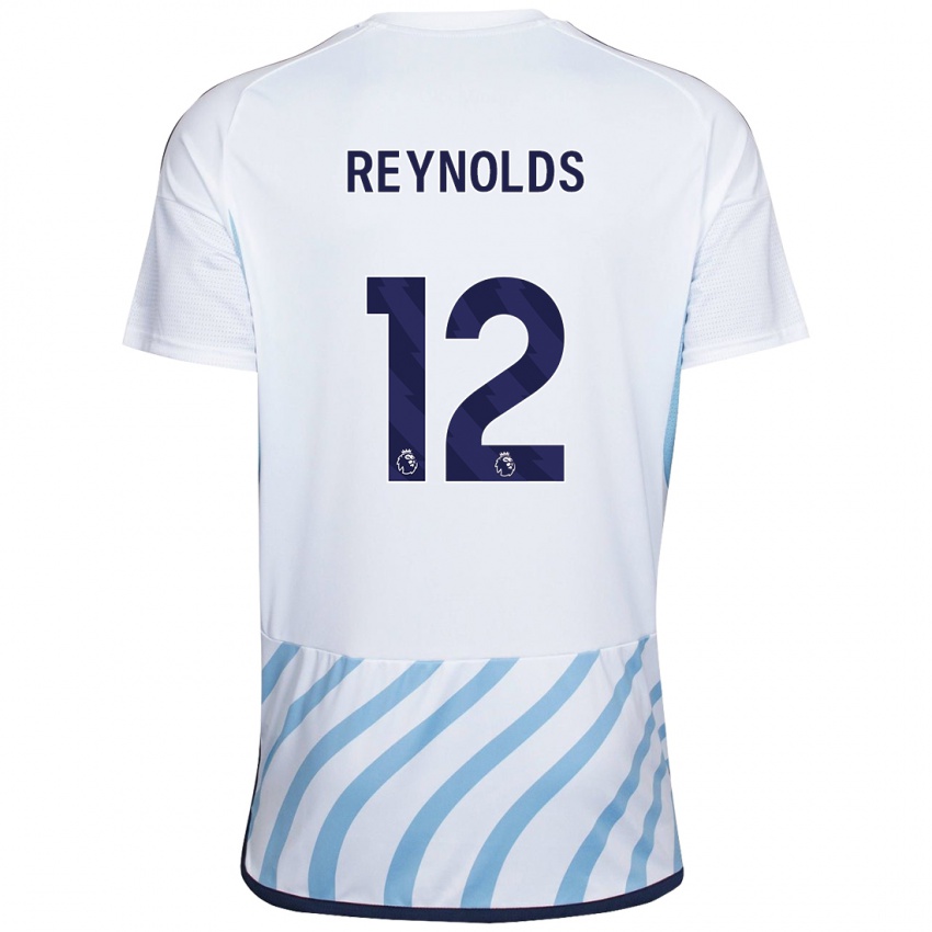 Kinder Niamh Reynolds #12 Weiß Blau Auswärtstrikot Trikot 2023/24 T-Shirt Schweiz