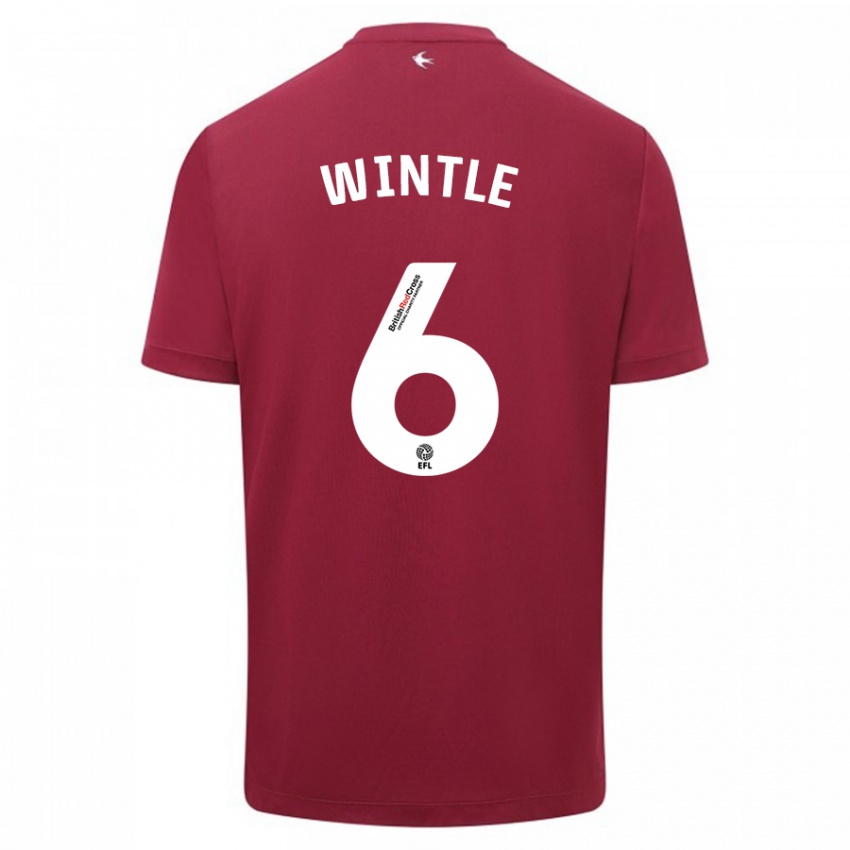 Kinder Ryan Wintle #6 Rot Auswärtstrikot Trikot 2023/24 T-Shirt Schweiz