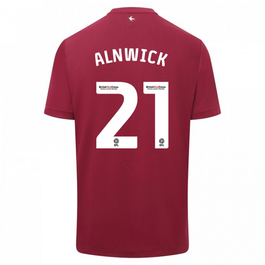 Kinder Jak Alnwick #21 Rot Auswärtstrikot Trikot 2023/24 T-Shirt Schweiz