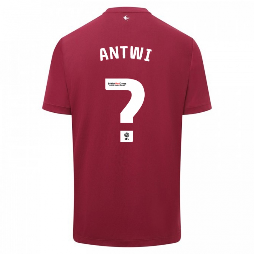 Kinder Cameron Antwi #0 Rot Auswärtstrikot Trikot 2023/24 T-Shirt Schweiz